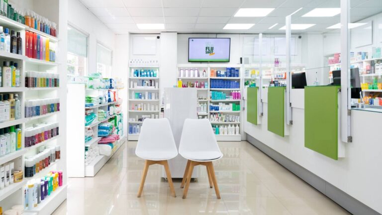 interior of pharmacy
