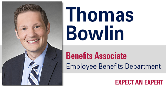 Thomas Bowlin Hired as Benefits Associate