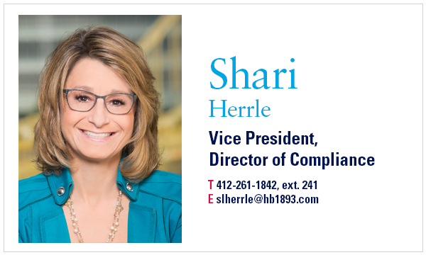 Shari Herrle, VP Dir of Compliance
