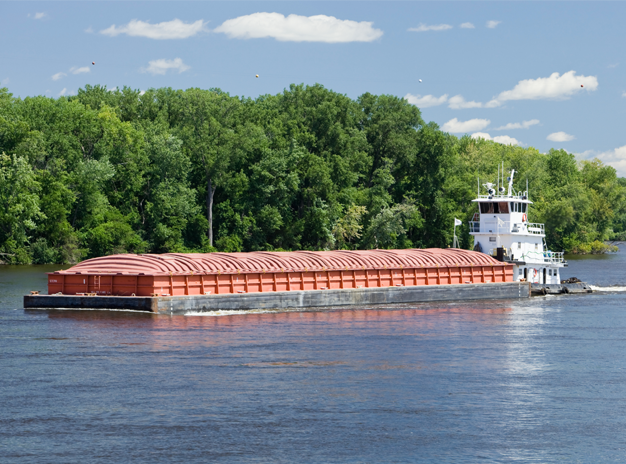 brown water vessel